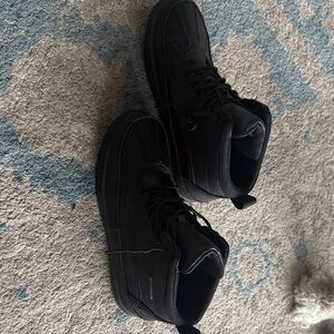 Sketchers kids Black High-Top waterproof boots